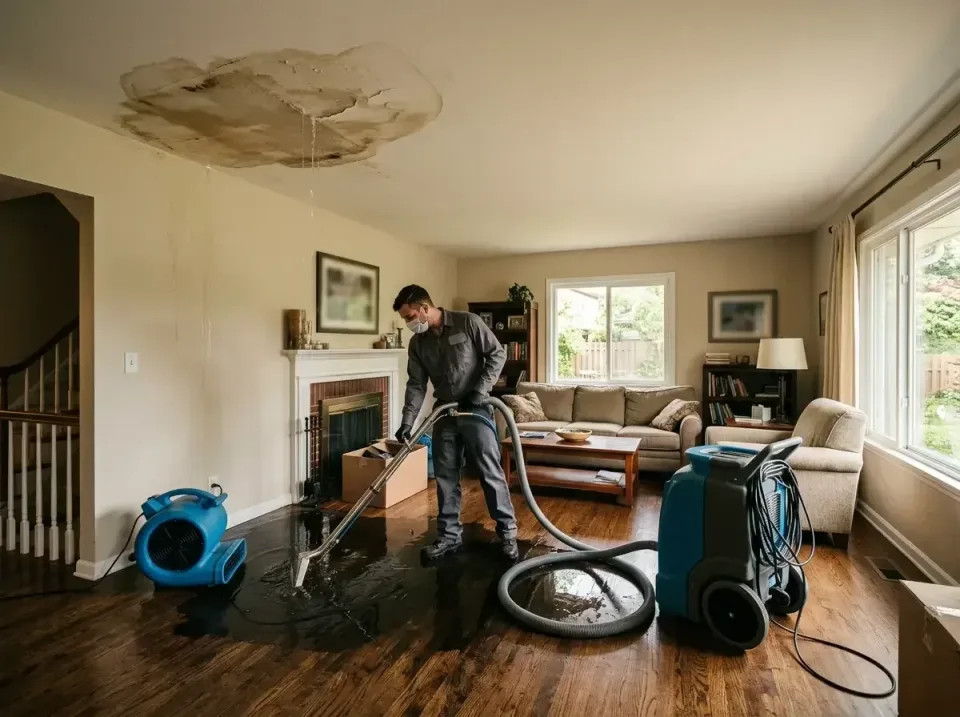 attic-pipe-burst-ceiling-drip-008 — frequently asked questions, Water Damage Restoration & Carpet Care in Pearl, MS